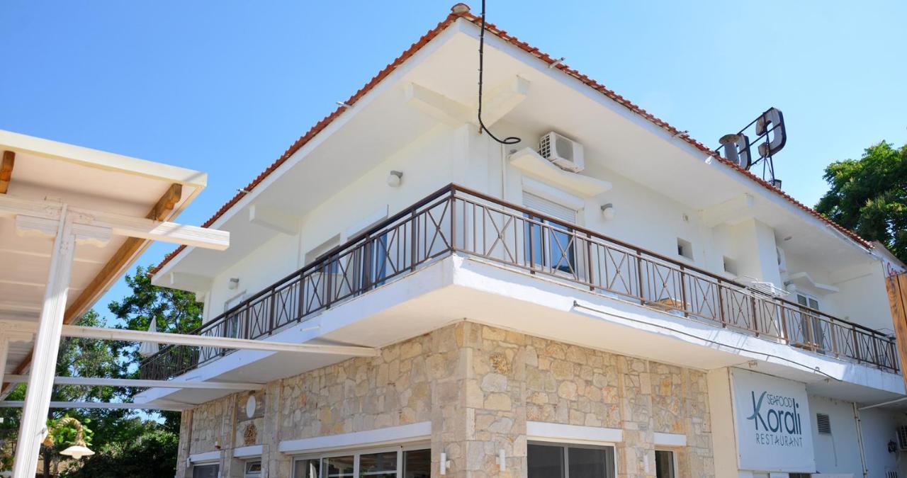 Coralli Beach Studios-Apartments Kallithea  Dış mekan fotoğraf